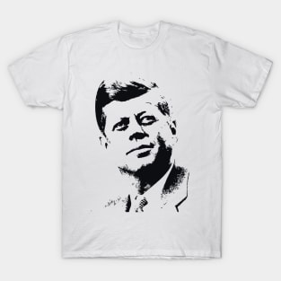 John F. Kennedy Portrait 35th US President T-Shirt